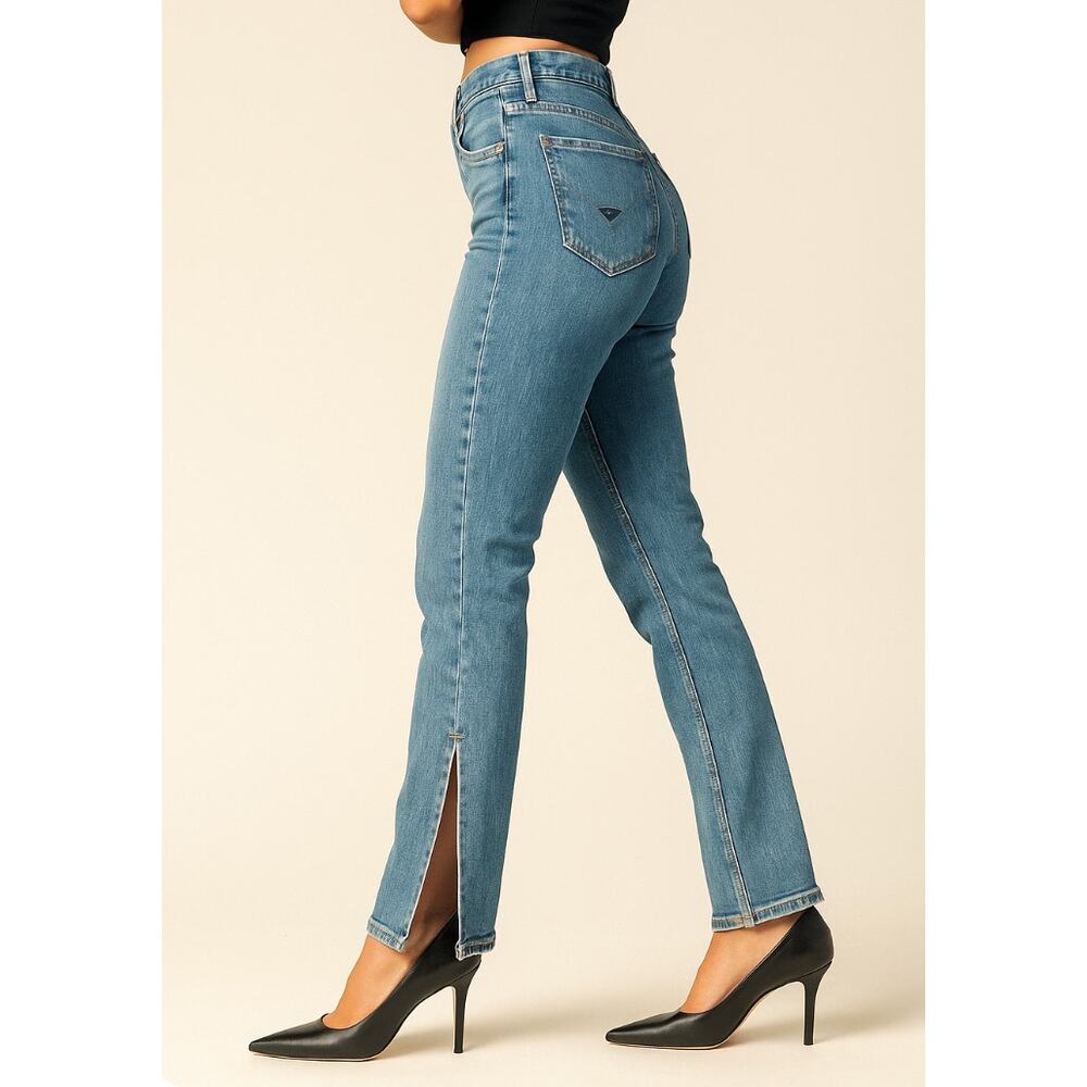 Hudson Jeans Holly Straight Split Hem Size 27